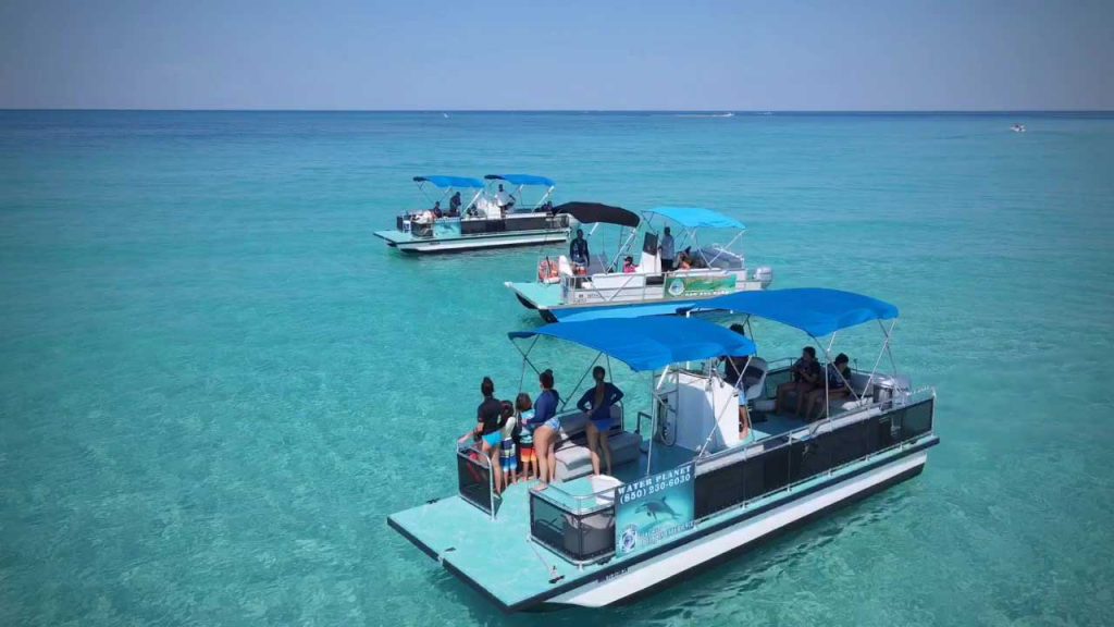 Water Planet boats getting ready to snorkel